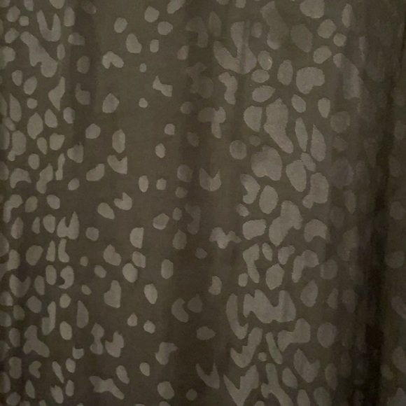A new day black silk leopard blouse size medium - Picture 2 of 3